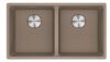 Picture of Franke Maris Double Bowl Inset Sink Fragranite Oyster 76cm