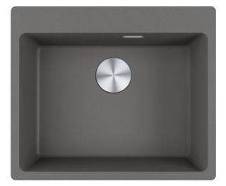 Picture of Franke Maris Single Bowl Sink Inset with Tap Ledge Fragranite Stone Grey 59cm