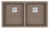 Picture of Franke Maris Double Bowl Undermounted Sink Fragranite Oyster 346 + 346cm