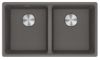 Picture of Franke Maris Double Bowl Undermounted Sink Fragranite Stone Grey 346 + 346cm