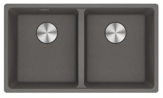 Picture of Franke Maris Double Bowl Undermounted Sink Fragranite Stone Grey 346 + 346cm