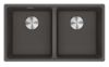 Picture of Franke Maris Double Bowl Undermounted Sink Fragranite Slate Grey 346 + 346cm