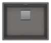 Picture of Franke Kubus Pro Single Bowl Undermounted Sink Fragranite Stone Grey 41cm Included Rollamat Chopping Board Stainless Steel Strainer Bowl 