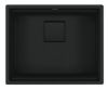 Picture of Franke Kubus Pro Single Bowl Undermounted Sink Fragranite Matt Black 41cm Included Rollamat Chopping Board Stainless Steel Strainer Bowl 