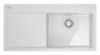 Picture of Franke Mythos Inset Single Bowl & Drainer LHD Sink with Integrated Functional Ledge Ceramic Glossy White 100cm