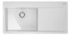 Picture of Franke Mythos Inset Single Bowl & Drainer RHD Sink with Integrated Functional Ledge Ceramic Glossy White 100cm