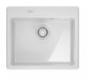 Picture of Franke Mythos Inset Single Bowl Sink Inset with Tap Ledge Ceramic Glossy White 59cm