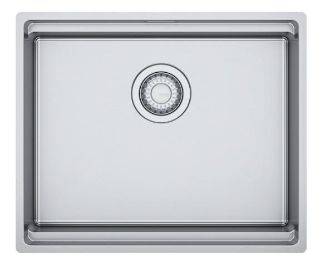 Picture of Franke Box Pro Single Bowl Undermounted 53cm Included Rollamat Chopping Board Stainless Steel Strainer Bowl 
